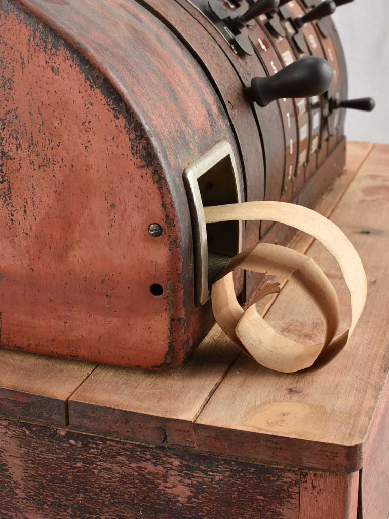 Tole and wood French Caisse