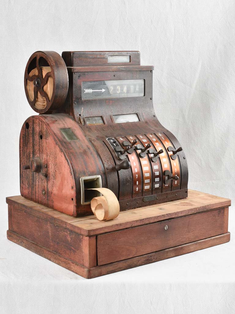 Heavy vintage French Caisse register