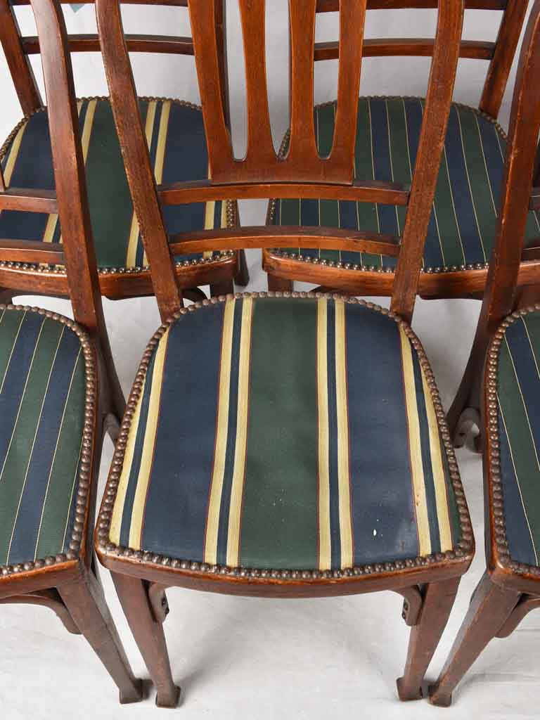 Set of 6 Late 19th-Century Austrian Bentwood dining Chairs - Thonet Style
