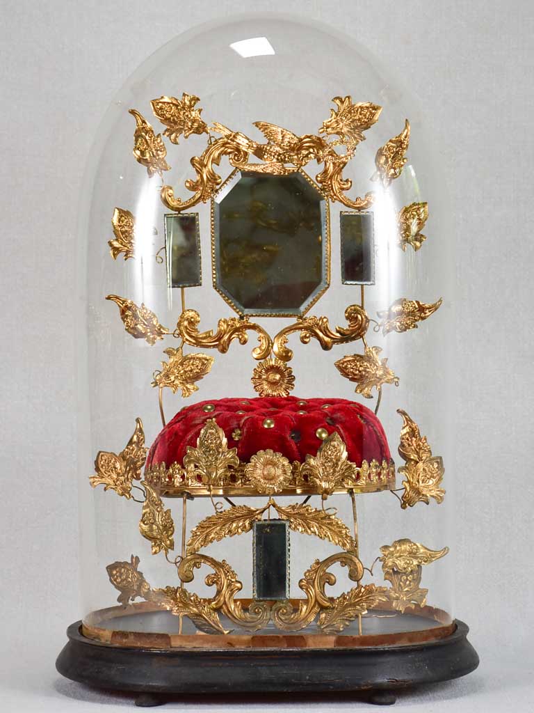 Nineteenth-century Napoleon III marriage globe 20¾"