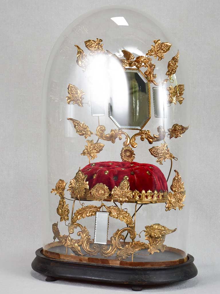 Nineteenth-century Napoleon III marriage globe 20¾"