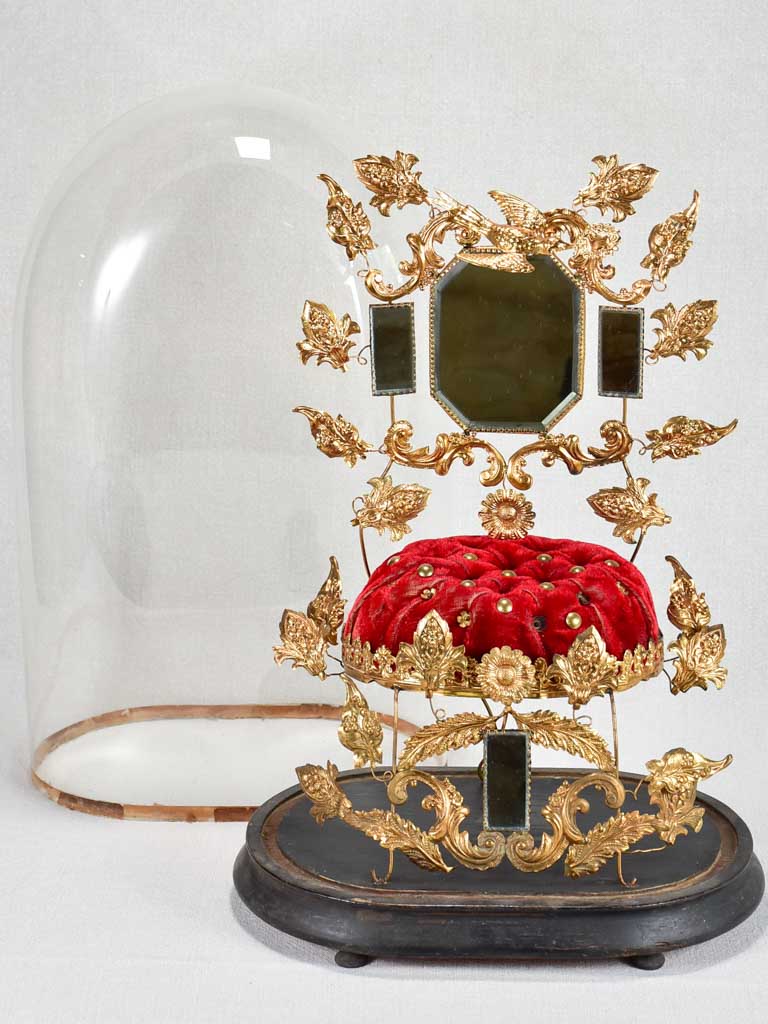 Nineteenth-century Napoleon III marriage globe 20¾"