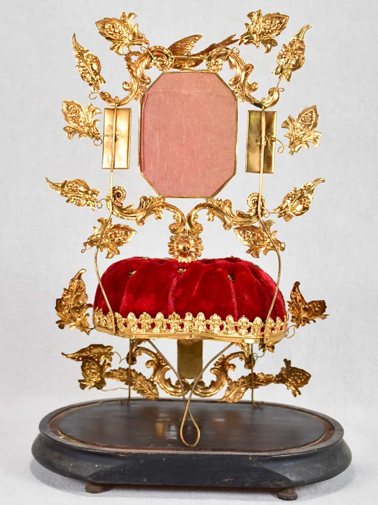 Nineteenth-century Napoleon III marriage globe 20¾"