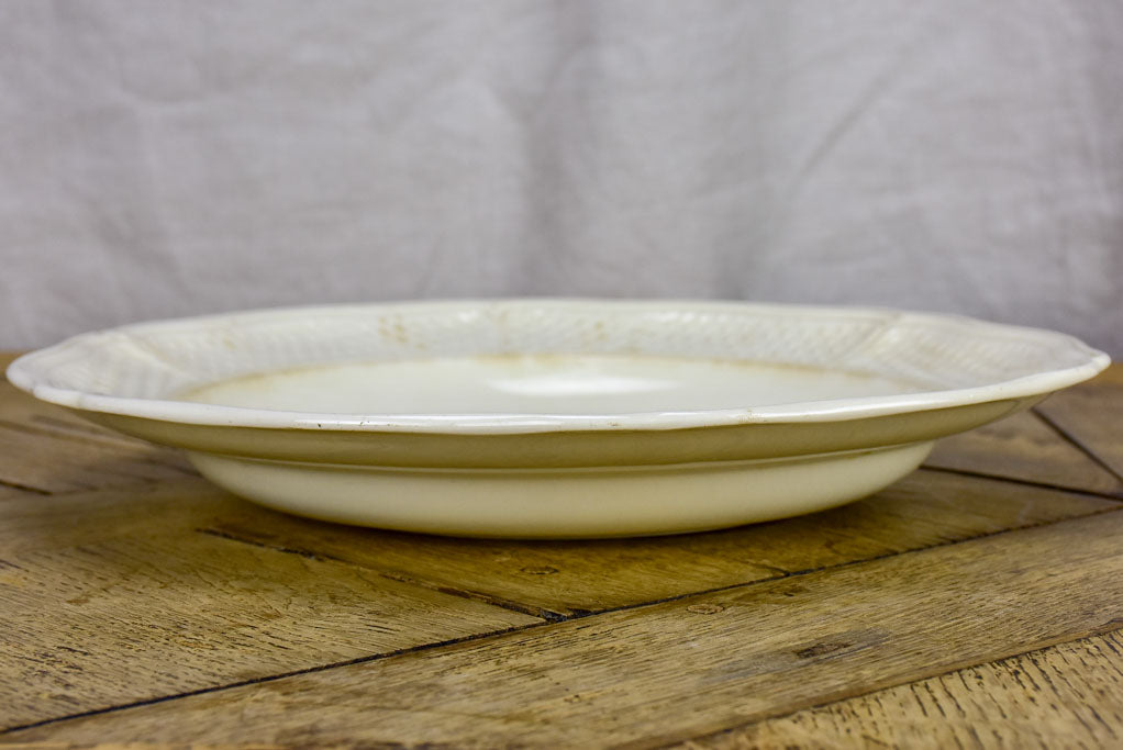 Vintage French round platter - Gien