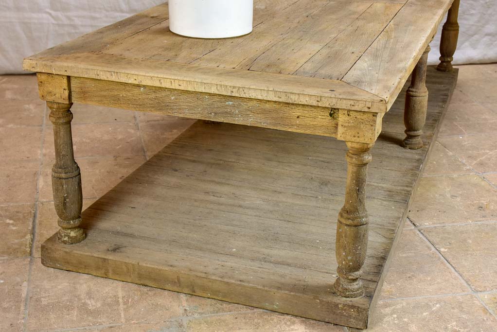 Rustic French coffee table - display table from a boutique 70¾" x 27½" TWO AVAILABLE