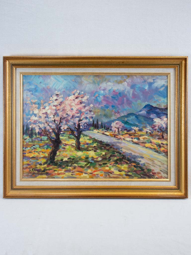 Route d'Eyguières D. Allemand (1906- ?) oil on canvas 19¾" x 25½"