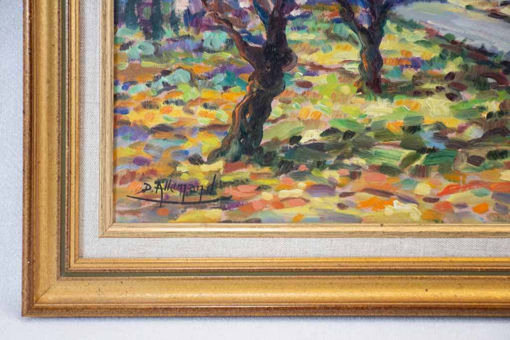 Route d'Eyguières D. Allemand (1906- ?) oil on canvas 19¾" x 25½"