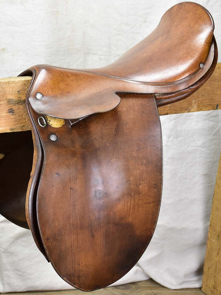 Rare antique French Hermes saddle from the military