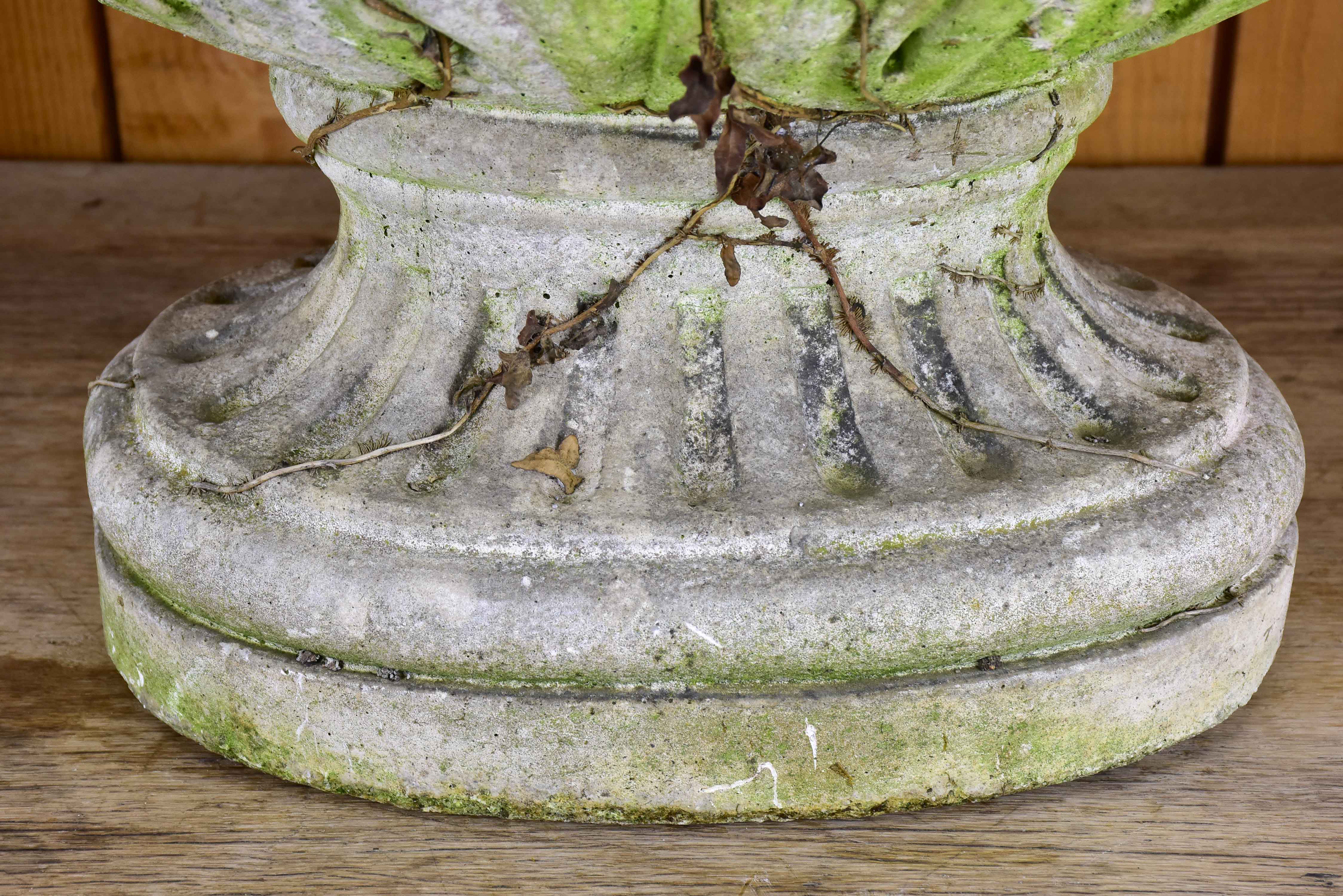 Antique oval French garden planter