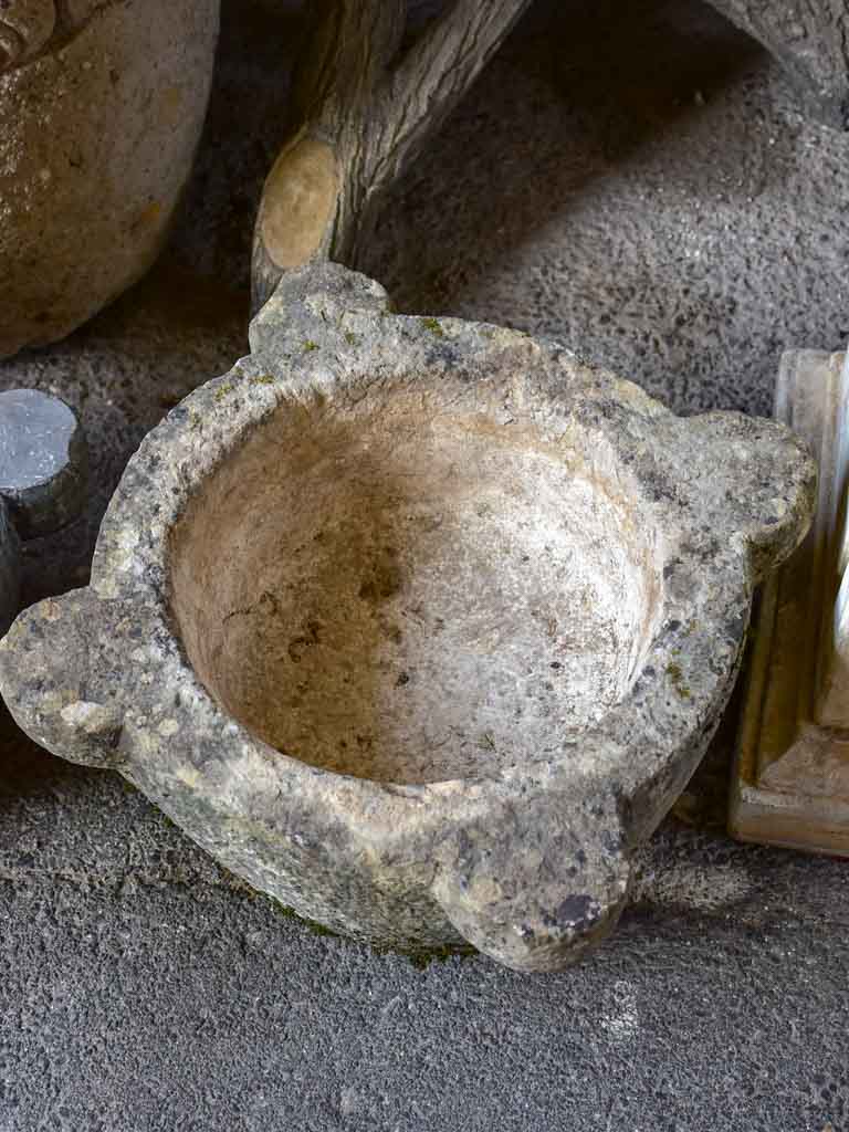 Very large granite pharmacy mortar from Saint-Remy-de-Provence