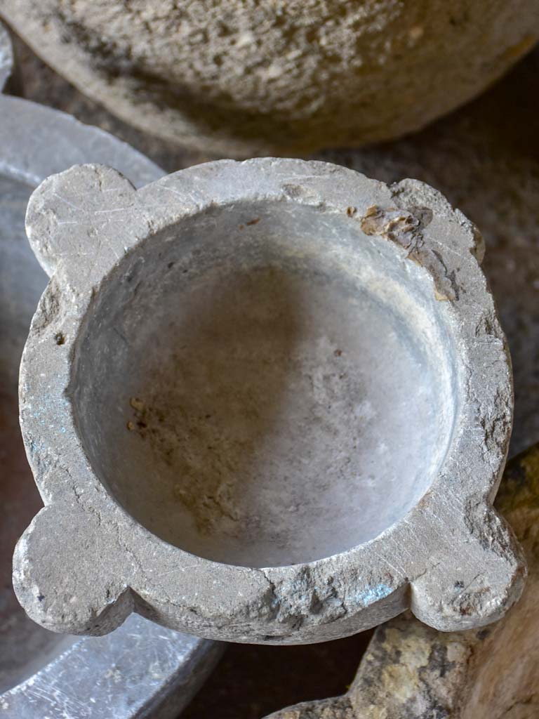 Antique kitchen stone mortar