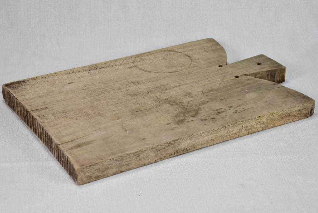 Antique French beech-wood cutting board 11½" x 17¼"
