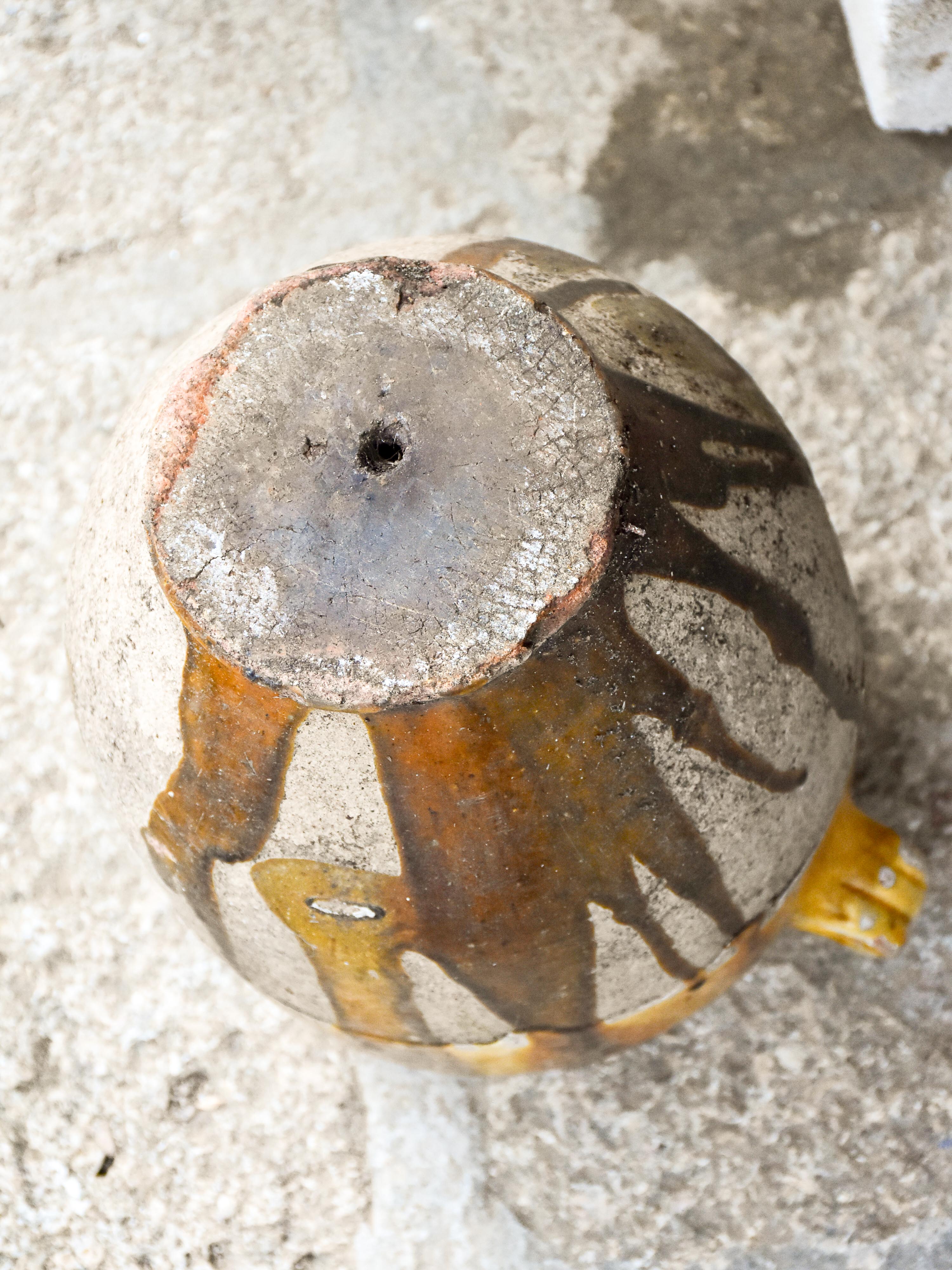 Large 19th century French confit pot 12½"