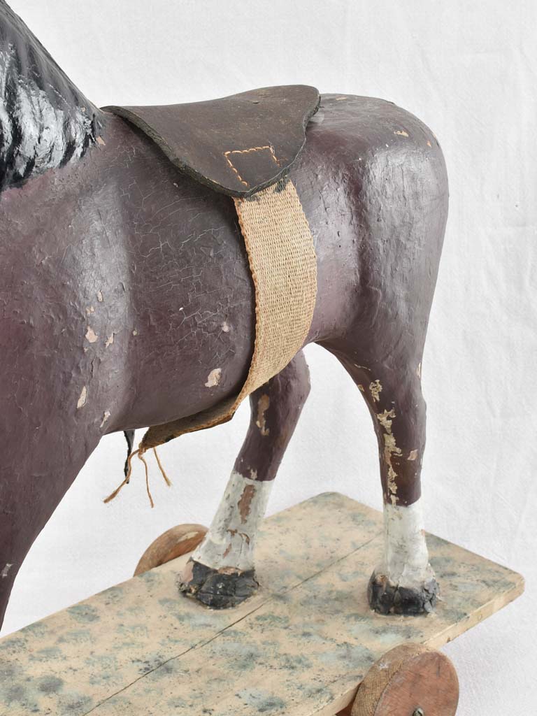 Classic antique French toy horse