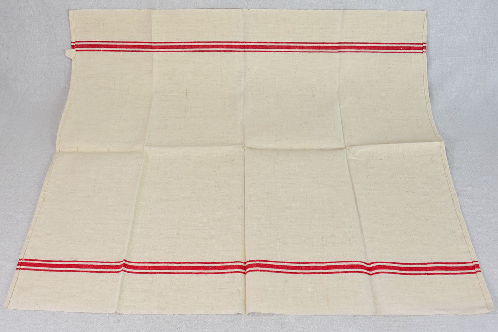 Lot of 7 large antique French tea towels 24½" x 28"