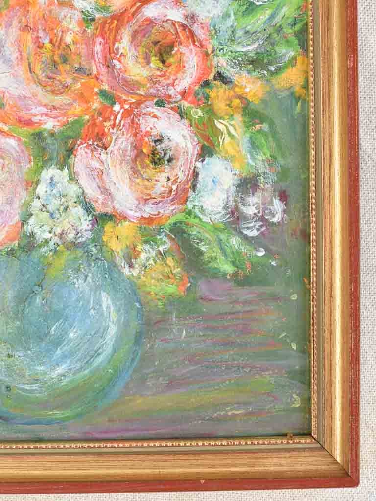 Vintage floral still life 11¾" x 9¾"
