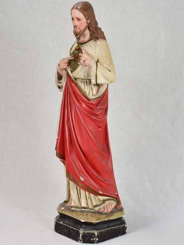 Hand Painted Religious Sculpture Jesus Christ