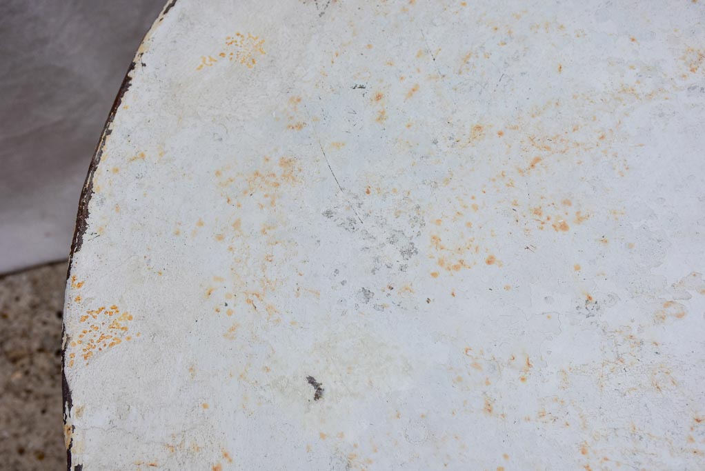Antique French round garden table from Arras 40¼"