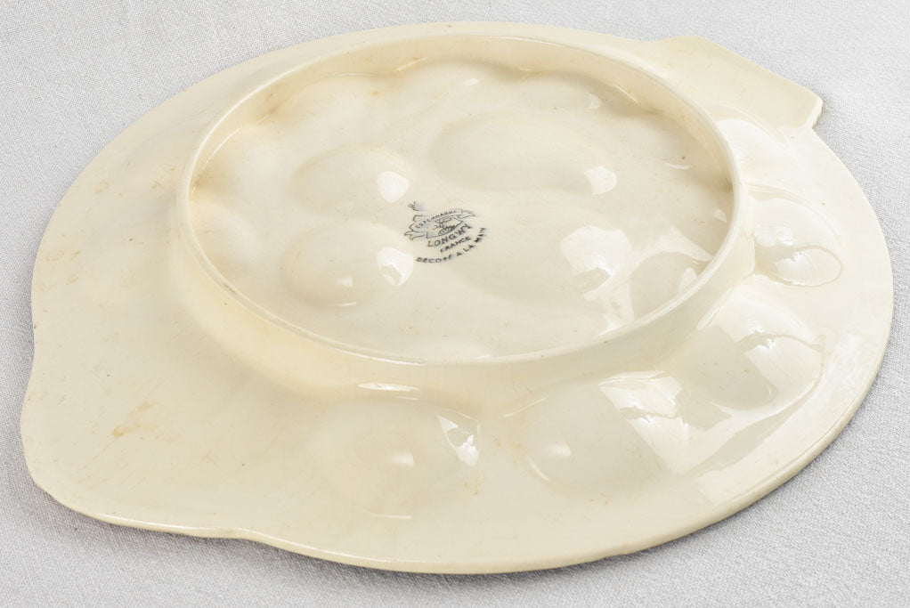 13 piece oyster service Longwy