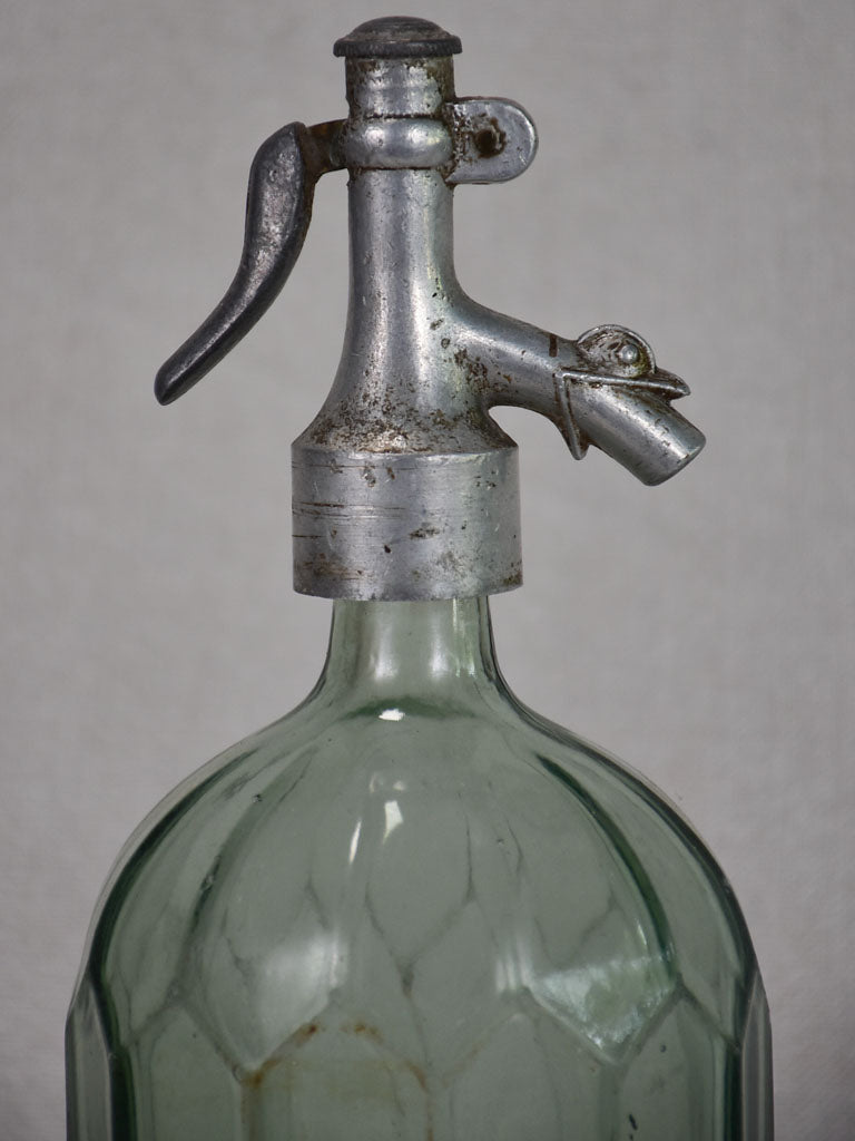Mid century seltzer bottle 13"