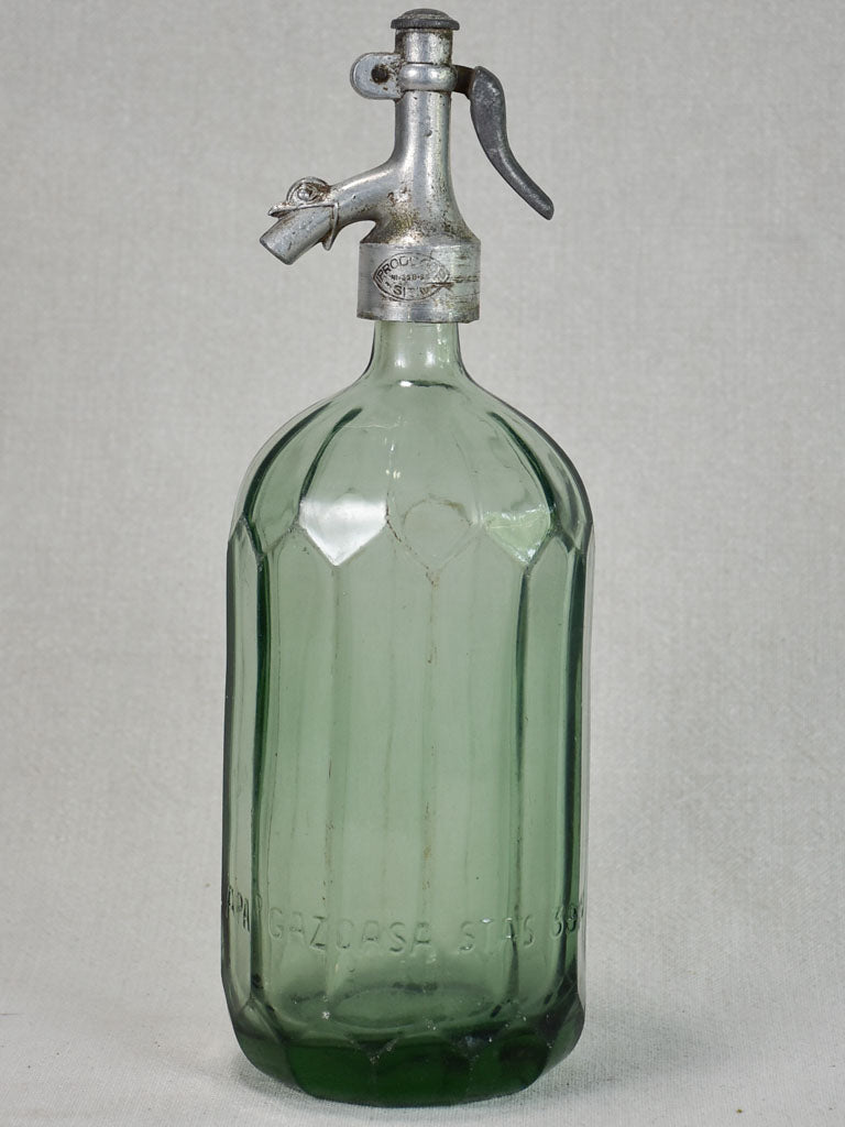 Mid century seltzer bottle 13"
