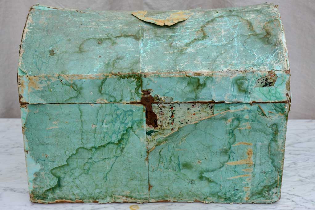 Antique French trunk for a wedding