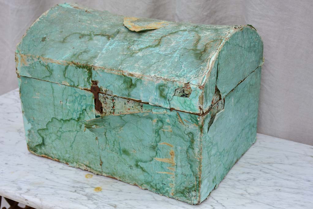 Antique French trunk for a wedding