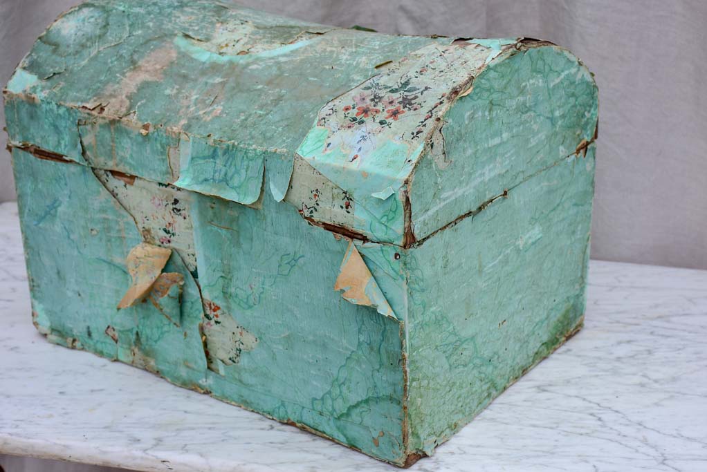 Antique French trunk for a wedding