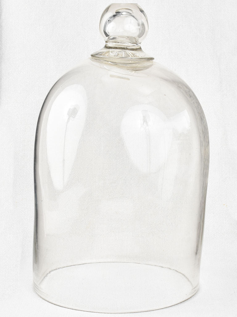 Antique glass globe 'cloche' 15¼"