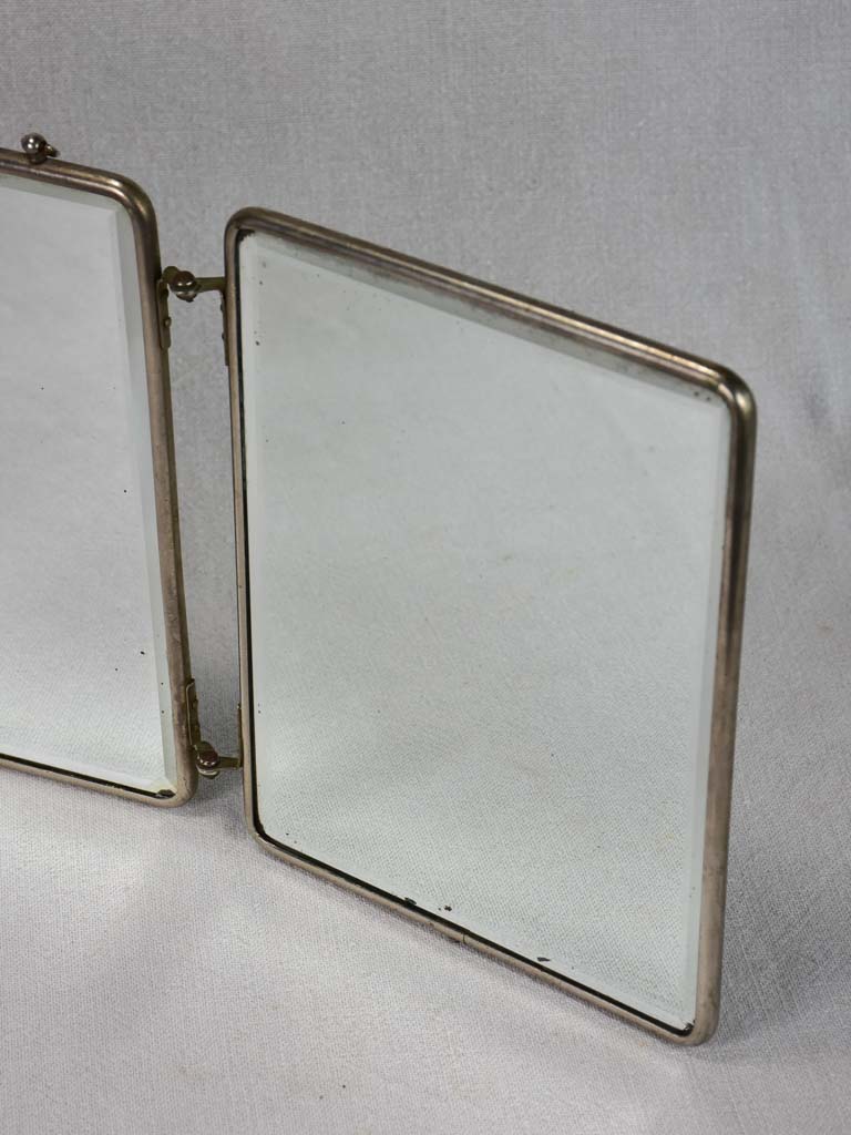 Triptych barbers mirror