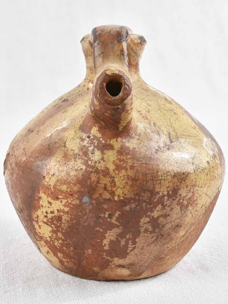 Small 19th century water pitcher / gargoulette 6"