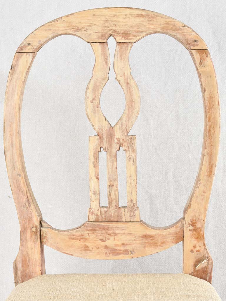Pair of vintage wooden chairs