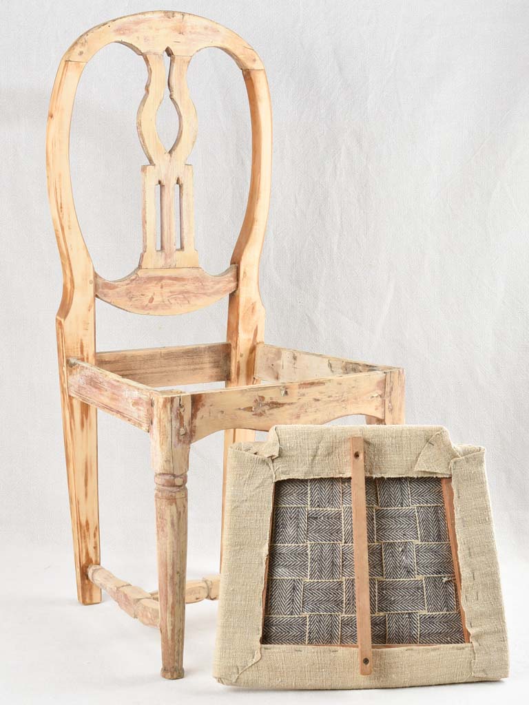 Pair of vintage wooden chairs