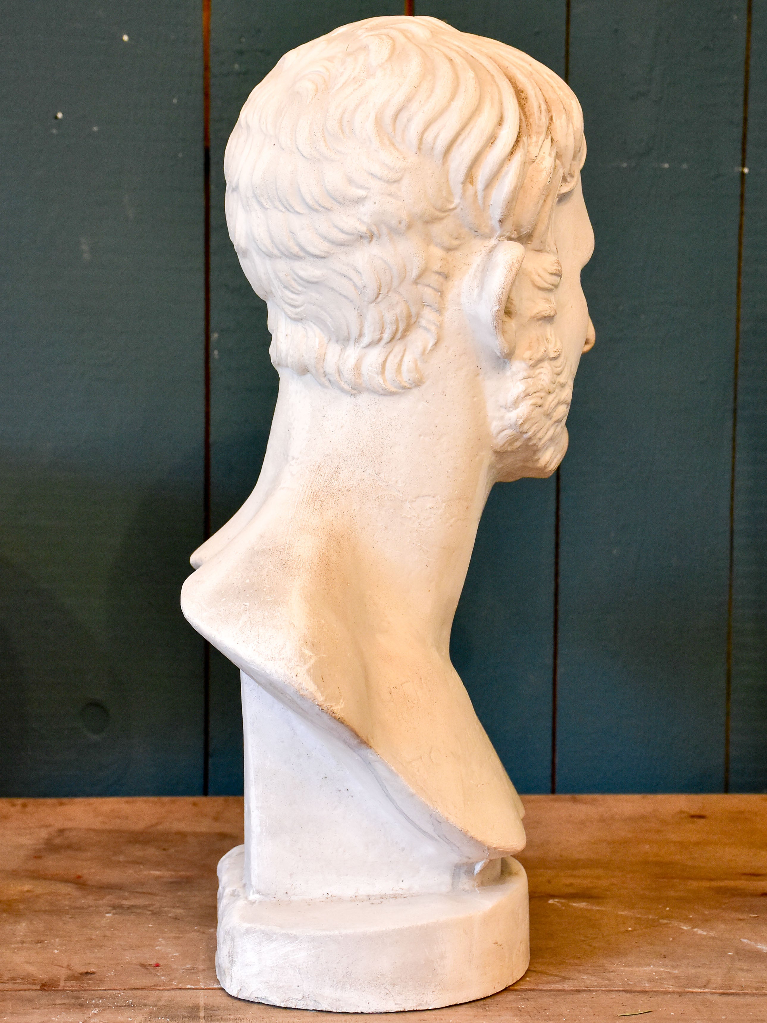 Antique French bust of a bearded man