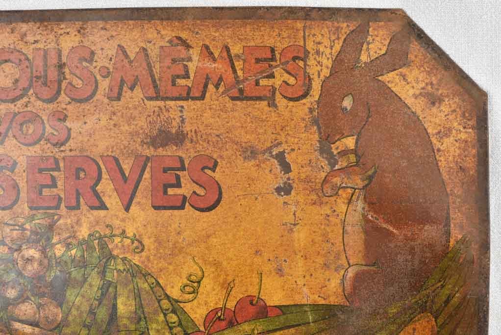 Vintage French Kitchen Signage Décor