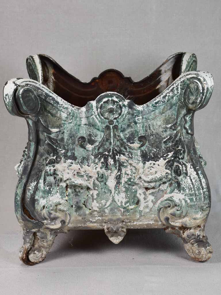 Antique French cast iron planter - Alfred Corneau Charleville 14¼"