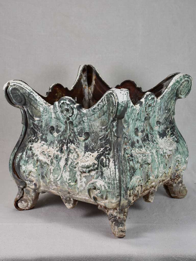 Antique French cast iron planter - Alfred Corneau Charleville 14¼"