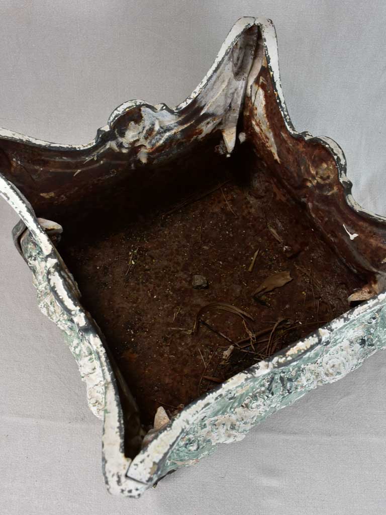 Antique French cast iron planter - Alfred Corneau Charleville 14¼"