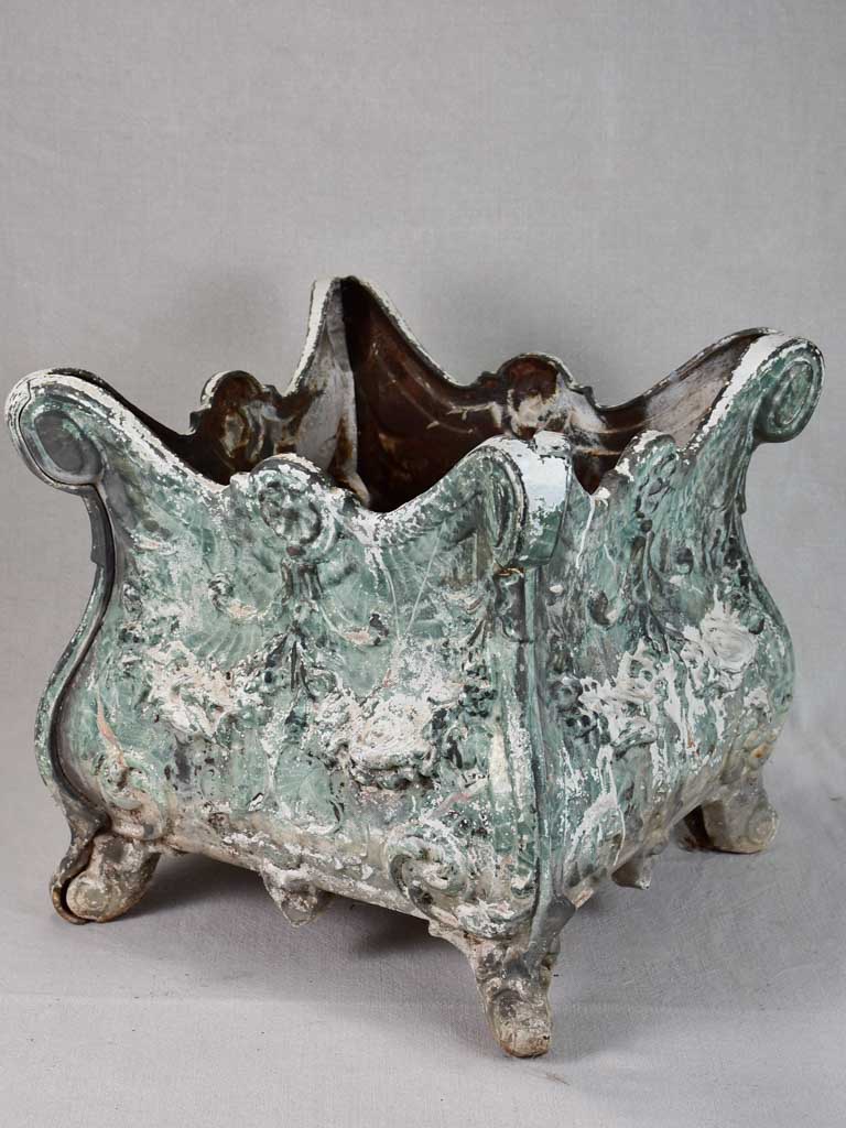 Antique French cast iron planter - Alfred Corneau Charleville 14¼"