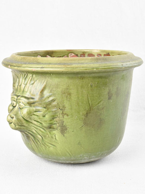 Rustic Lion-headed Terracotta Garden Pot