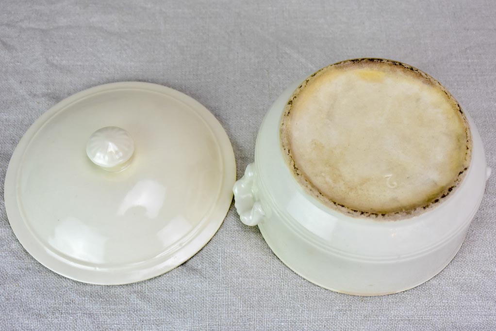 Antique French soup tureen - small 6¼"