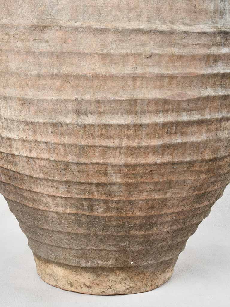Large 19th century Spanish olive jar 35"