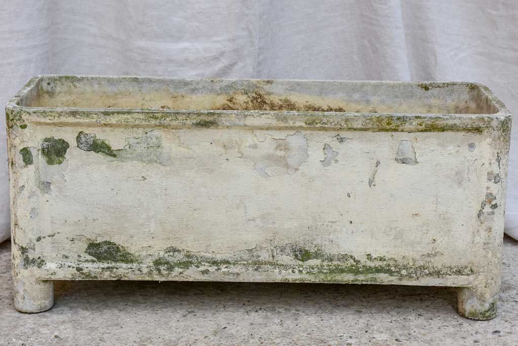 Pair of mid-century French rectangular garden planters / window boxes - Chanal Paris