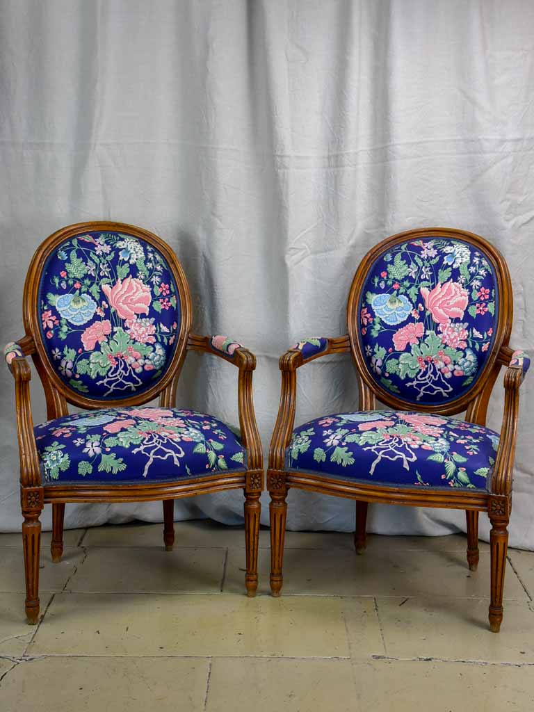 Pair of Louis XVI armchairs
