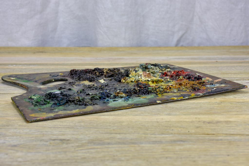 Collection of 3 Vintage French paint palettes