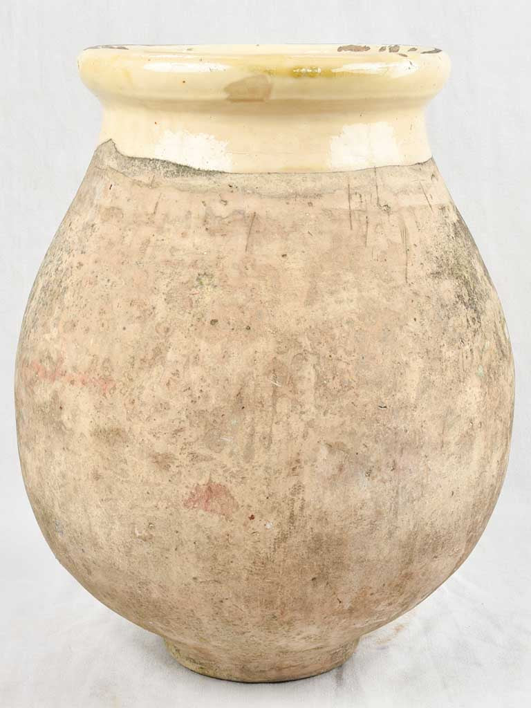Small 19th century olive jar / Biot 24"
