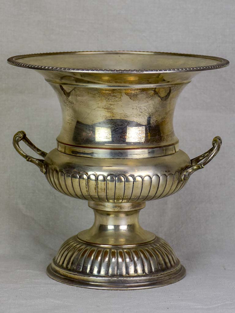 Antique English silver plate champagne bucket