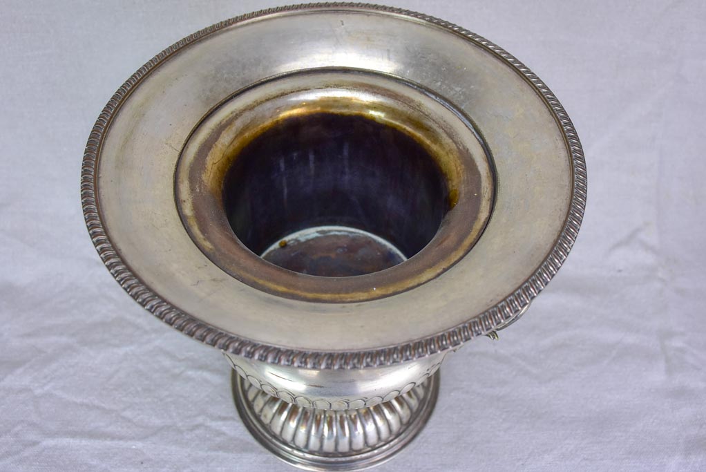 Antique English silver plate champagne bucket
