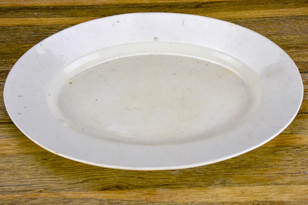 Aged, used antique pottery collection item