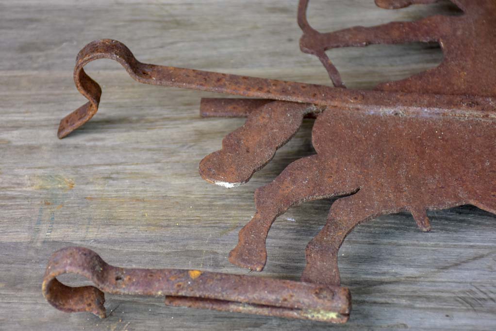 Antique French weathervane - knight / chevalier